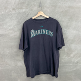 Vintage MLB Seattle Mariners T-Shirt Navy XL