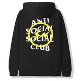 Anti Social Social Club Fragment Yellow Bolt Black Hoodie