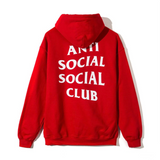 Anti Social Social Club Mind Games Red Hoodie