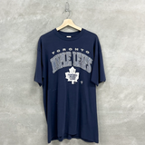 Vintage NHL Toronto Maple Leafs T-Shirt Navy XL