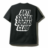 Anti Social Social Club Black Blocked Black Tee
