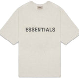 FOG Essentials 3D Silicon Applique T-Shirt Light Heather Oatmeal