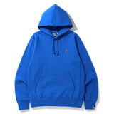Bape One Point Pullover Hoodie Blue