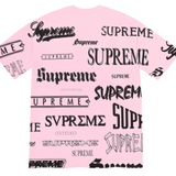 Supreme  Multi Logo Tee Pink (FW20)