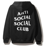 Anti Social Social Club Brown Bear Black Hoodie