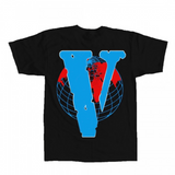 VLONE x Juice Wrld Graphic Black Tee