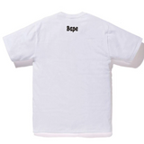 Bape Brush College White Tee