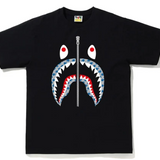 Bape STA Pattern Shark Blue/Grey Tee