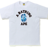 Bape ABC Blue Camo College Tee