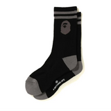 Bape Ape Head Socks Black/Grey