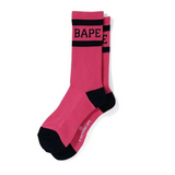 Bape Melange Socks Pink