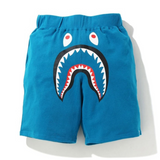 Bape Shark Sweat Shorts - Blue
