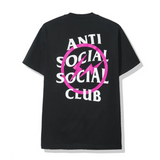 Anti Social Social Club Fragment Pink Bolt Tee Black