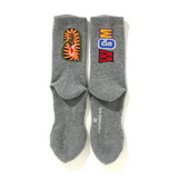 Bape Shark Socks Grey