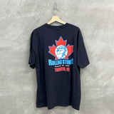 Vintage Rolling Stones Toronto Rogers Center Show 2005 Navy T-Shirt XL