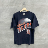 Vintage MLB Detroit Tigers T-Shirt Navy Large