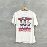 Vintage NHL Montreal Canadians T-Shirt White Medium