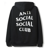 Anti Social Social Club Line Sally Duck Hoodie Black