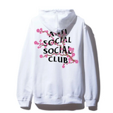 Anti Social Social Club Cherry Blossom White Hoodie