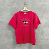 Vintage Classic Mickey Mouse T-Shirt Red Medium