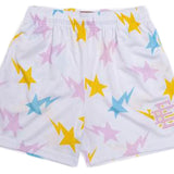 Eric Emanuel EE White/Pink/Blue/Yellow Shorts