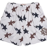 Eric Emanuel EE White/Brown/Navy Shorts