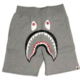 Bape Shark Sweat Shorts - Grey
