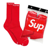Supreme x Hanes Socks Red