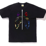 Bape Mix Camo Shark Black Tee