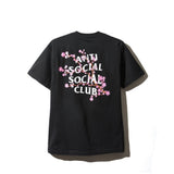 Anti Social Social Club Cherry Blossom Black Tee